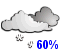 Chance of flurries. Risk of freezing rain (60%)